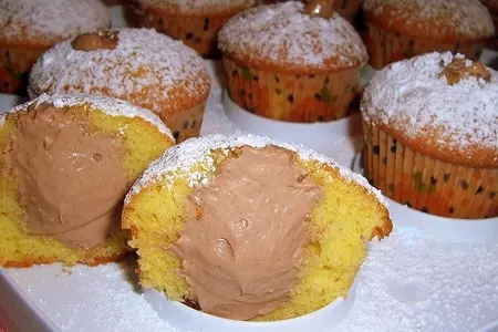 Классические белые маффины: шаг 4