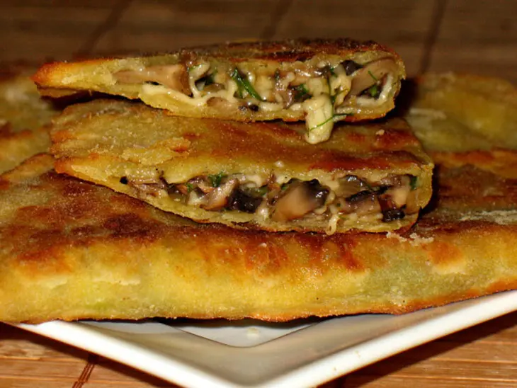 Quesadillas с грибами: шаг 6