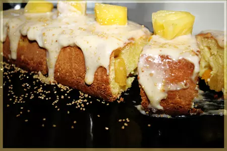 Лимонный кекс с мандарином и ананасом: шаг 1