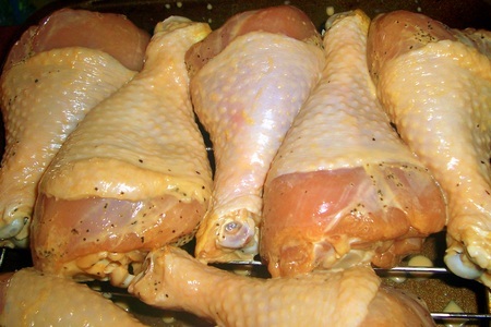 Куриные голени маринованные в ананасовым соке: шаг 1