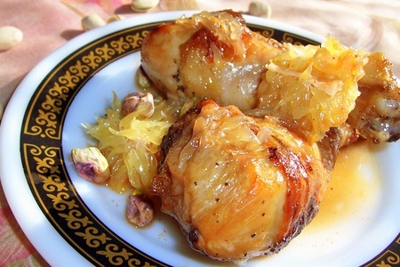 Куриные голени маринованные в ананасовым соке: шаг 3