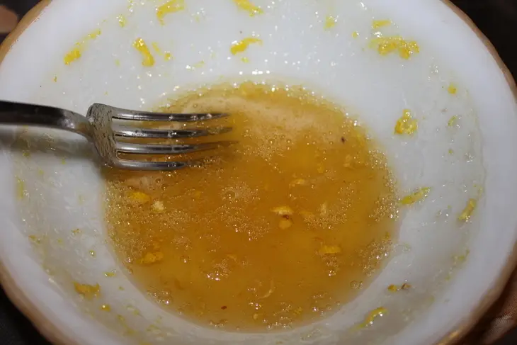 Хворост "янтарь": шаг 4
