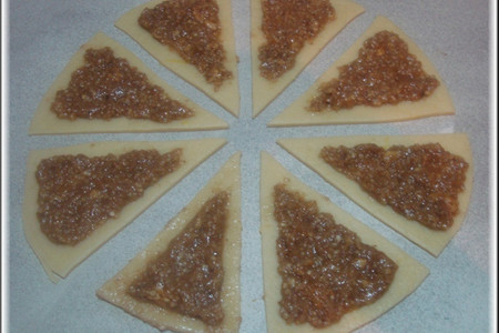 Печенье "пахлавинки" из медово-творожного теста с ореховой начинкой.: шаг 13