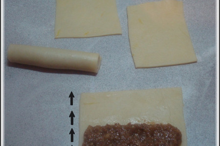 Печенье "пахлавинки" из медово-творожного теста с ореховой начинкой.: шаг 15