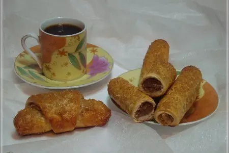 Печенье "пахлавинки" из медово-творожного теста с ореховой начинкой.: шаг 18