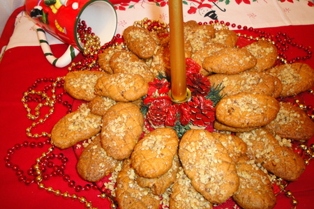 "меломакарона"(рождественское медовое печенье): шаг 5