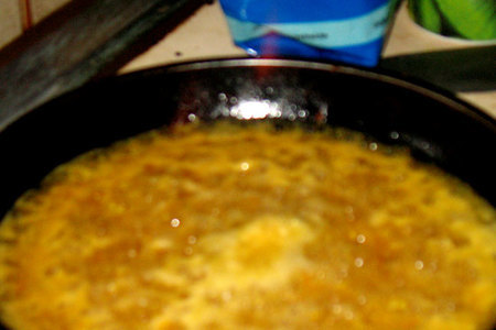 Crepes suzette (креп сюзетт) или блины из кукурузной муки с апельсиновым соусом: шаг 7