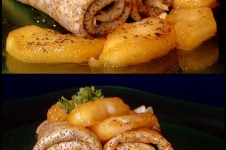Блинчики со смаком - десерт со сковородки.: шаг 1