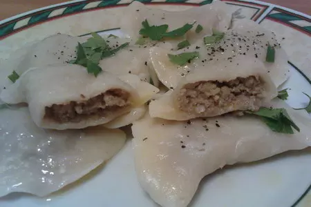 Вареники с мясом: шаг 6