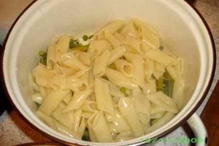 Салат с макаронами и зеленой фасолью: шаг 3