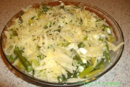 Салат с макаронами и зеленой фасолью: шаг 4