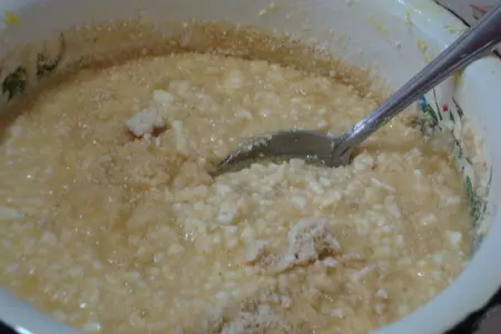 Творожный пирог с яблоками и кешью: шаг 2