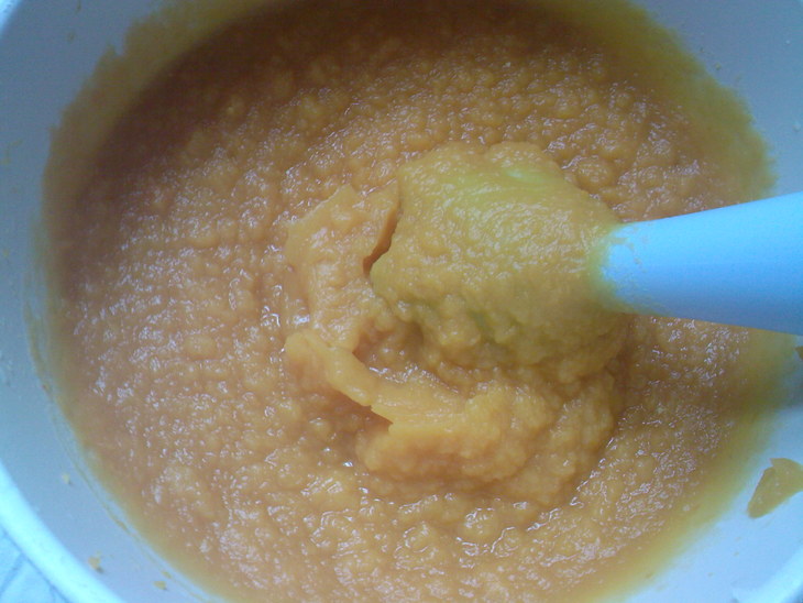 Тыквенный крем-суп с сырными рулетиками: шаг 2