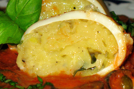 Фаршированные тушки кальмаров с овощами (calamari ripieni di verdure): шаг 4