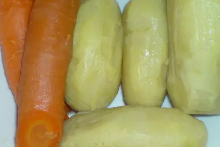 Мясо с овощами под грибным соусом: шаг 1