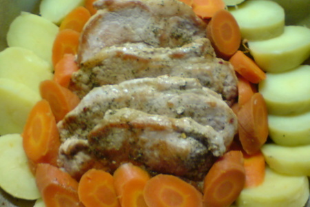 Мясо с овощами под грибным соусом: шаг 6