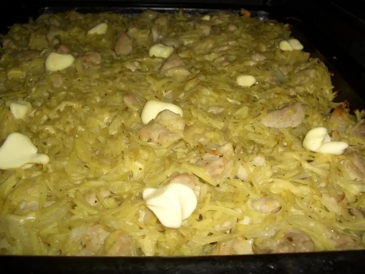 Запеканка из свинины с картофелем: шаг 7