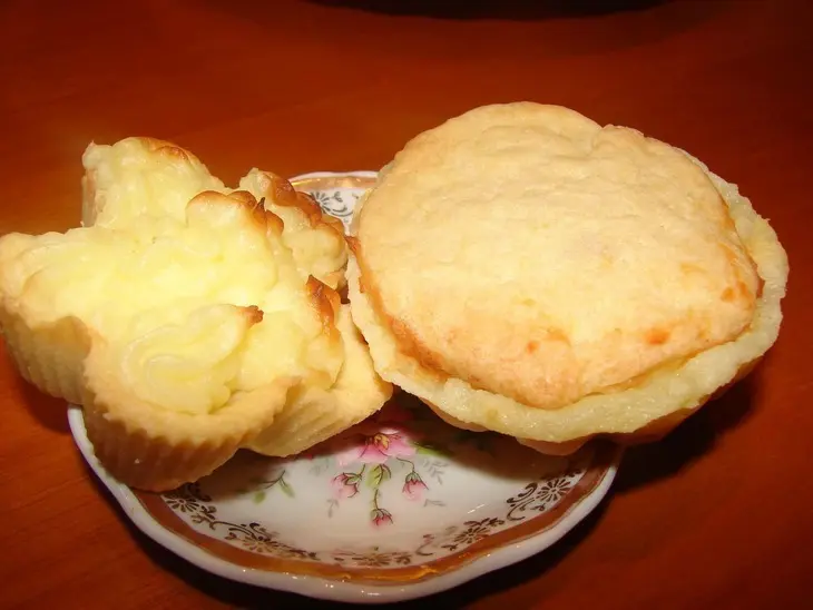 Корзиночки с вкусным  ванильным кремом: шаг 6