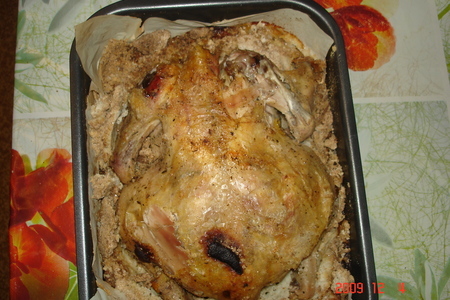 Курица в соли(способ приготовления): шаг 8