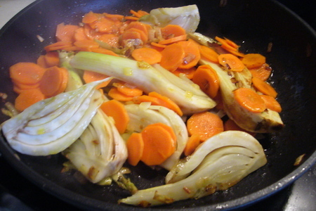 Запеканка из поленты с фенхелем и морковью: шаг 4