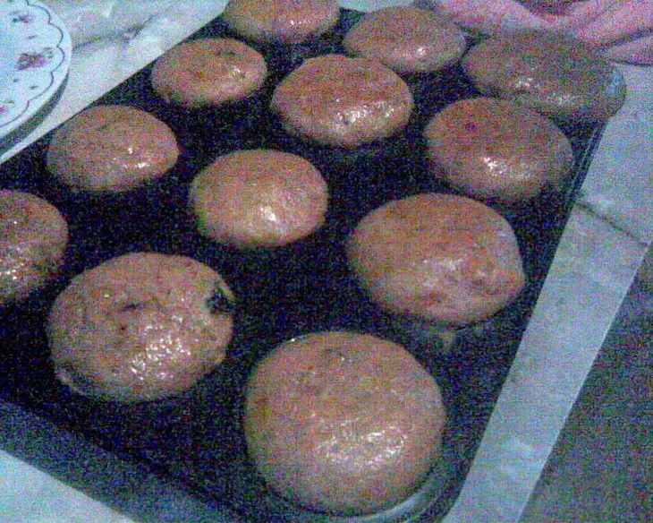 Ржаные булочки с курагой и черносливом (постные): шаг 4