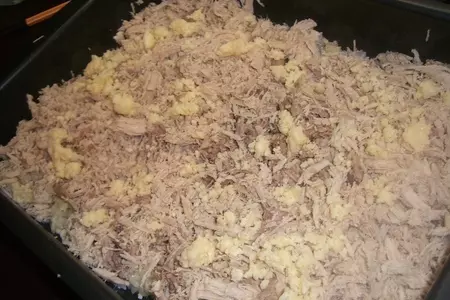 Запеканочка рисовая с курятинкой и сыром:): шаг 7