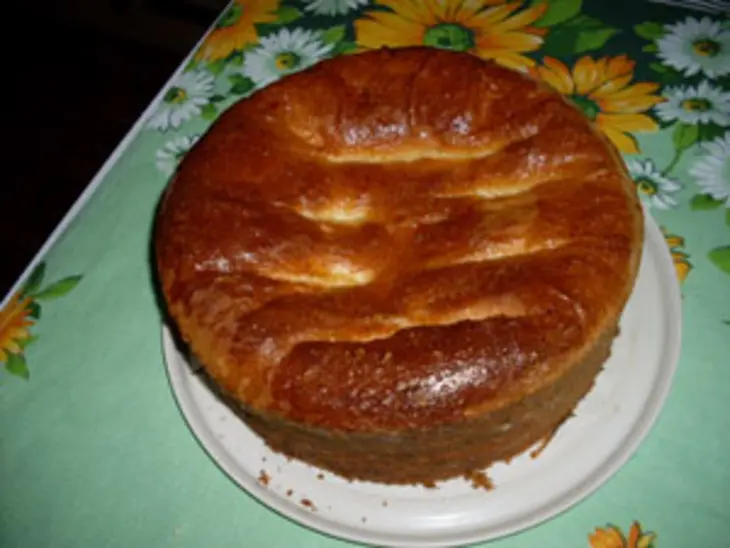 Пирог с бананами и вишнями: шаг 6