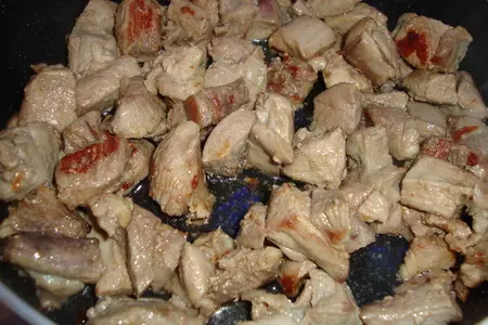 Мясо гуся в соусе 3 сыра: шаг 2