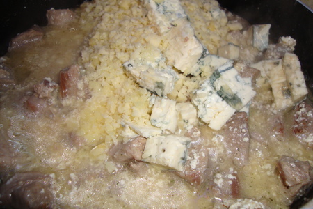 Мясо гуся в соусе 3 сыра: шаг 6