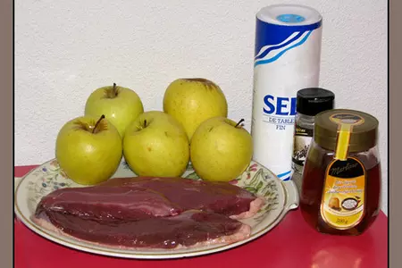 Утиная грудка магре с яблоками: шаг 1