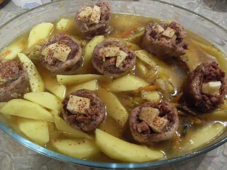 Фаршированные сердечки: шаг 2