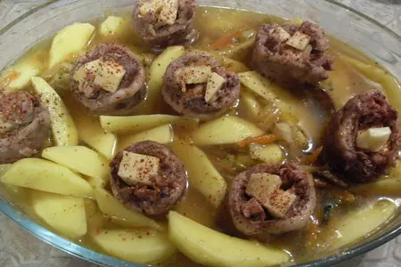Фаршированные сердечки: шаг 2