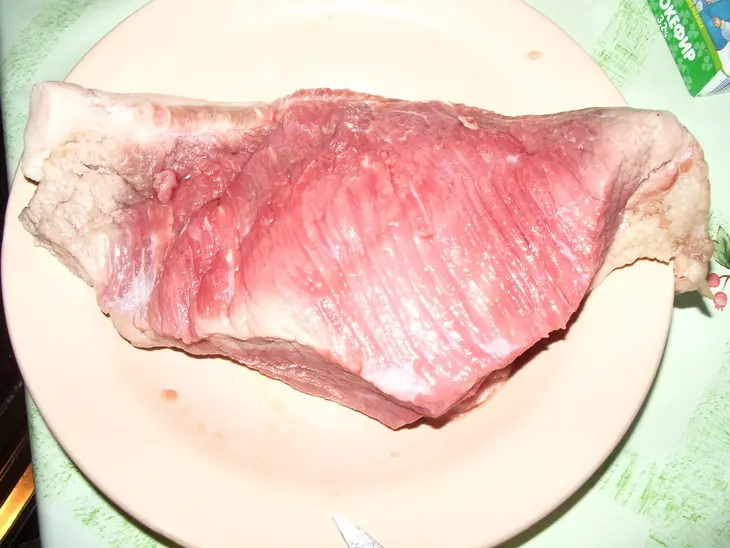 Мясо под шубой: шаг 1