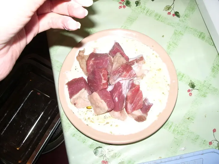 Мясо под шубой: шаг 5
