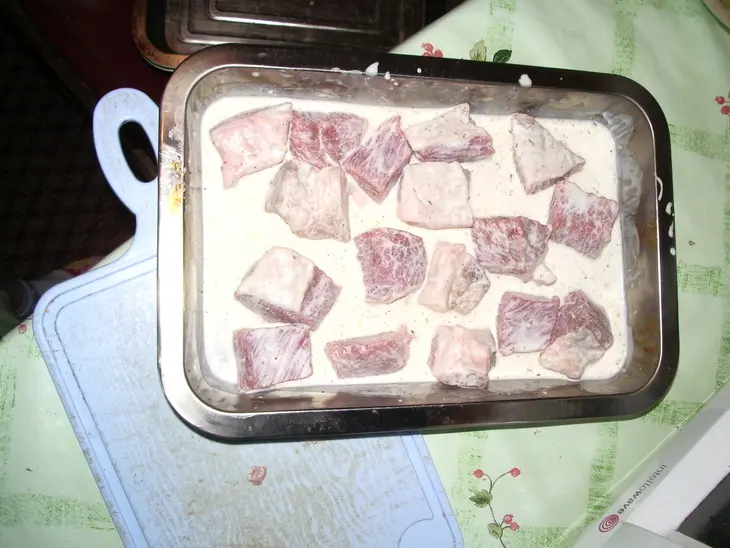 Мясо под шубой: шаг 6