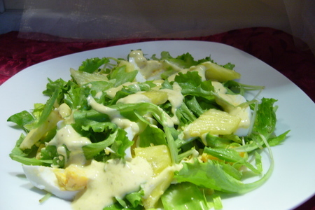 Яично-ананасовый салат (еще один салат для девичника): шаг 4