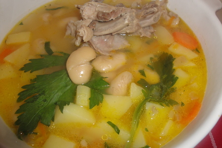 Фасолевый суп с сельдереем: шаг 3