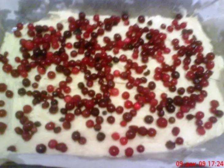 Пирог с клюквой и лимоном.: шаг 8