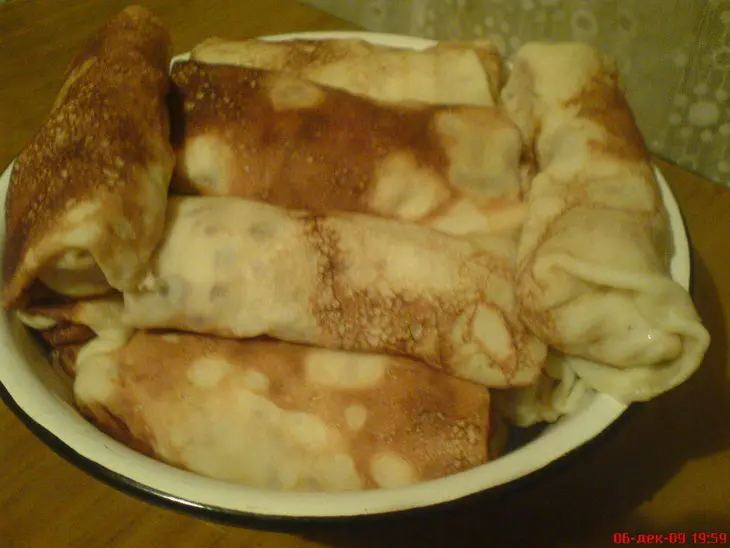 Блинчики с соусом болоньез: шаг 6