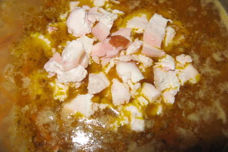 Чечевичный суп с копченой индейкой: шаг 7