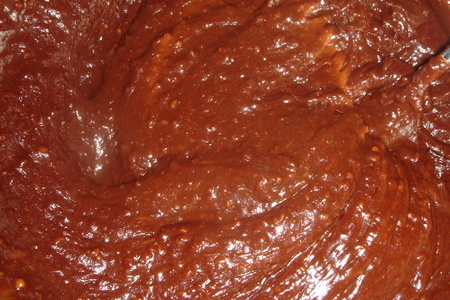 Шоколадные кексы с малиновым соусом: шаг 3