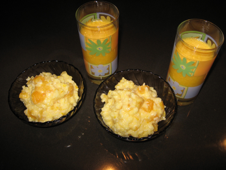 Рисовая каша с курагой и апельсиновым соком: шаг 6