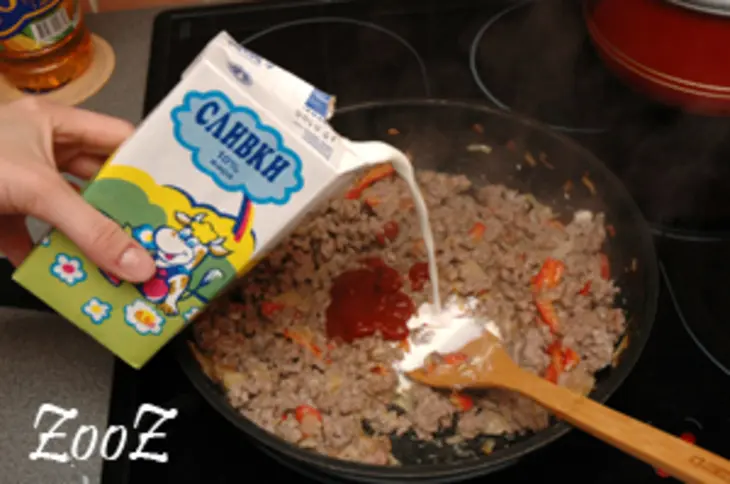 Лазанья со свекольным фаршем: шаг 3