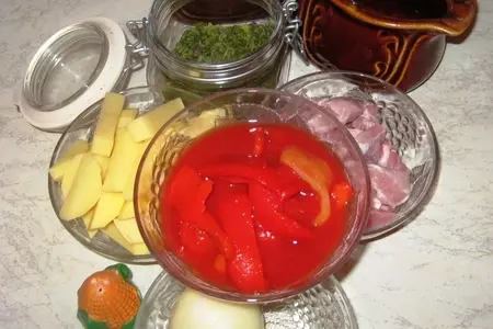Свинина, тушеная по-борисовски: шаг 1