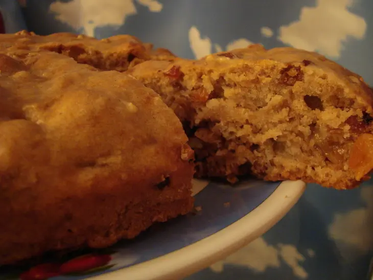 Кекс с изюмом и орехами (постный): шаг 2