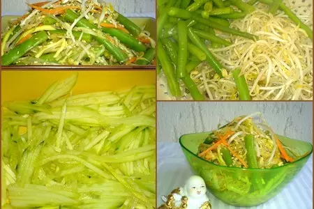 Салат с проростками  "энергия": шаг 1