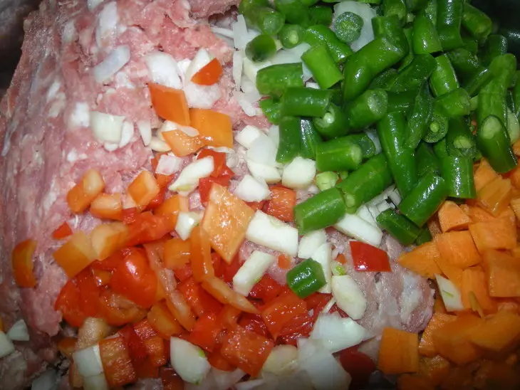 Мясное «полено»: шаг 1