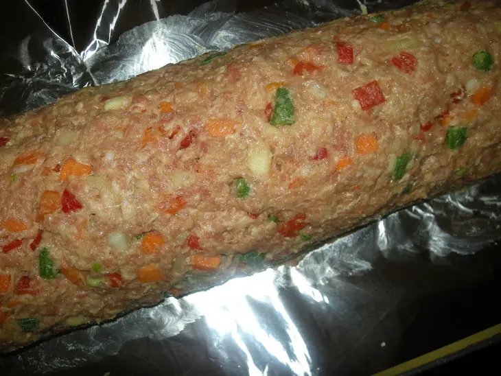 Мясное «полено»: шаг 2