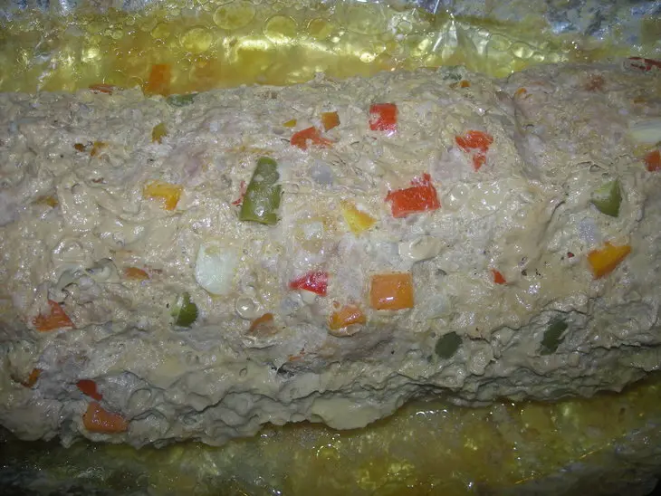 Мясное «полено»: шаг 3