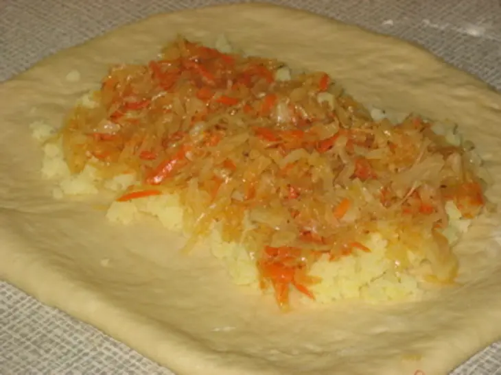 Морской язык в пироге: шаг 3